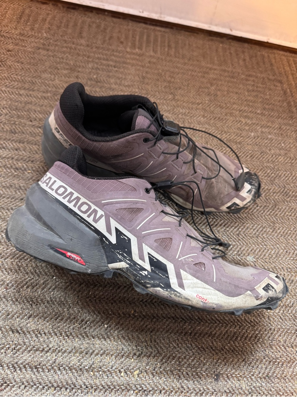 Salomon speed cross 6 womens size 9 trail running shoes with Quicklace system – - Picture 3 of 10